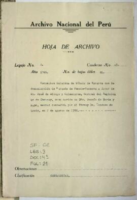 Posesión de título