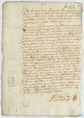Testimonio de correspondencia