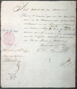 Permiso de depósito en almacén de la Aduana