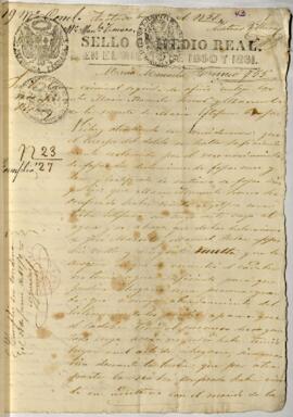 Testimonio de condena