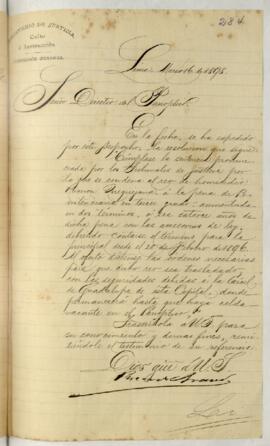 Testimonio de condena