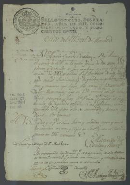 Testimonio de documentos