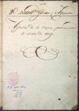 Ajuste del segundo batallón Ayacucho