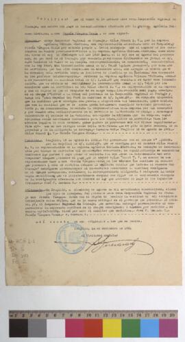 Certificado de indemnización