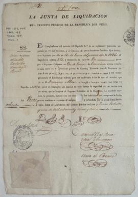 Reconocimiento de deuda por venta de carnes