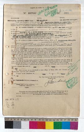 Contrato por compra-venta de divisas.