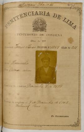 Testimonio de condena