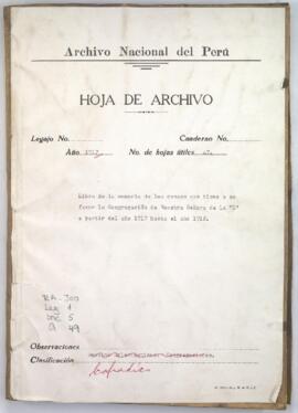 Libro memoria de censos