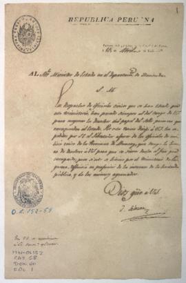 Despachos librados por Ministerio de Guerra