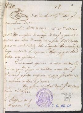 Recepción de decreto sobre amortización