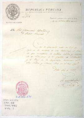 Recepción de manifiesto de individuos en hospitales