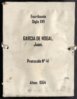 Protocolo notarial de Juan Garcia de Nogal
