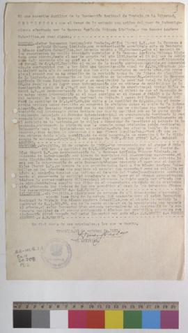 Certificado de Indemnización