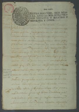 Testimonio de testamento