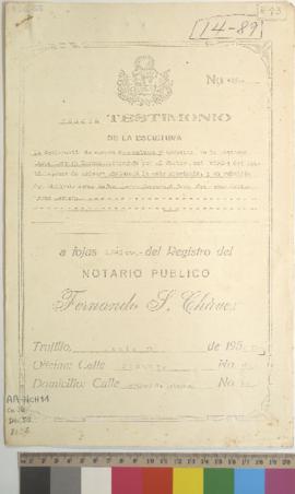 Declaración de compra de acciones y derechos