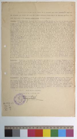 Certificado de indemnización