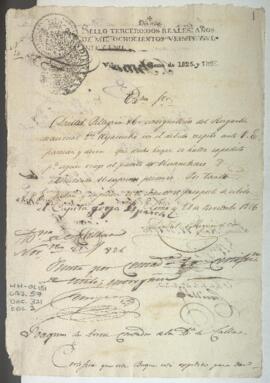 Solicitud de licencia de salida para barco