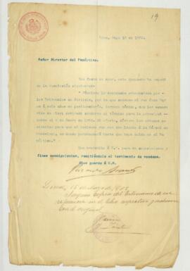 Testimonio de condena