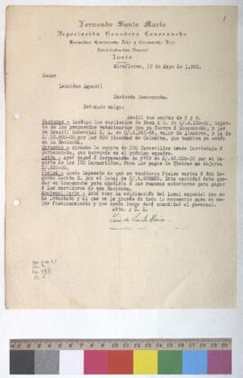 Envío de facturas, compra de carnerillos y timbres fiscales, pago de letras y venta de pieles