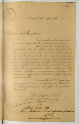 Testimonio de condena