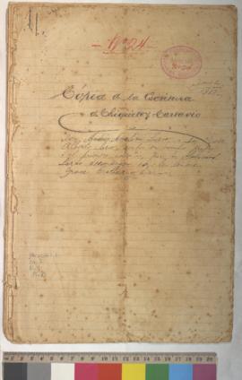 Escritura de contrato