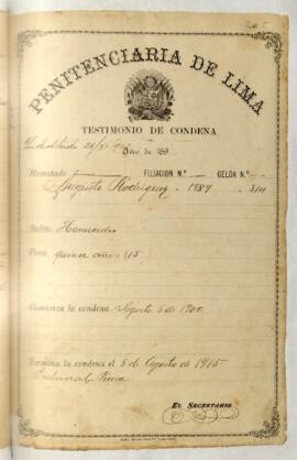 Testimonios de Condena