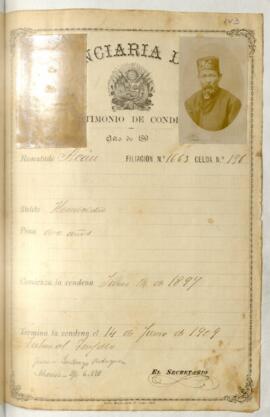 Testimonio de condena