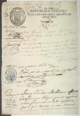 Solicitud de licencia de salida para barco