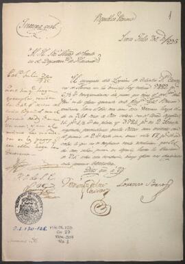 Recepción de cantidad de pesos