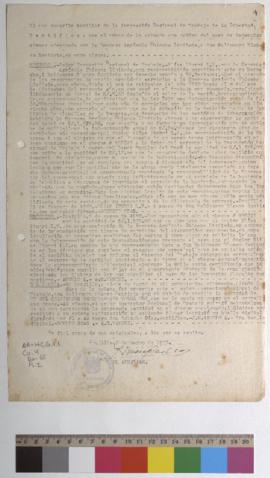 Certificado de Indemnización