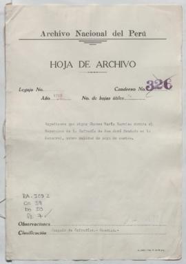 Devolución de cantidad de pesos