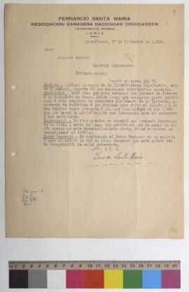 Envío de copia de factura, celebración de Pascuas y mejoría de salud