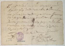 Libranza al portador por deuda de donación