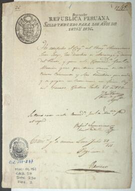 Solicitud de licencia de salida para barco