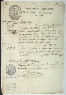 Solicitud de licencia de salida para barco