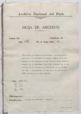 Cuentas de cargo y data