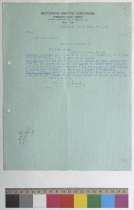 Remisión de recibos, peródico e información