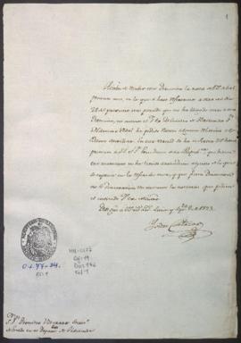 No recepción de nota