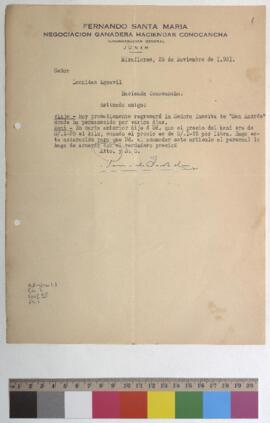 Regreso de la señora Inés y precio del maní