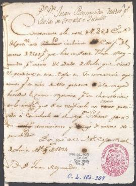 Bulas e indultos pendientes por cobrar