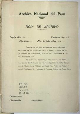 Méritos y servicios