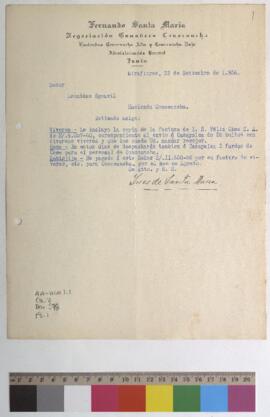 Envío de copia de factura, envío de coca y pago de cuenta