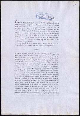 Copia impresa de correspondencias