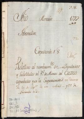 Nombramiento de diputados y substitutos