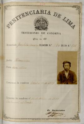 Testimonio de condena