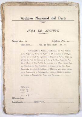 Méritos y servicios