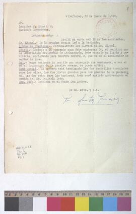 Remisión de libros de planillas y oficio, compra de sal y confección de ollas y platos