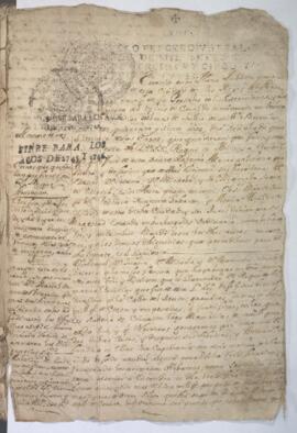 Protocolo notarial de Joseph de Agüero