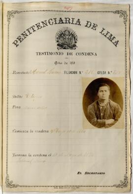 Testimonios de condena