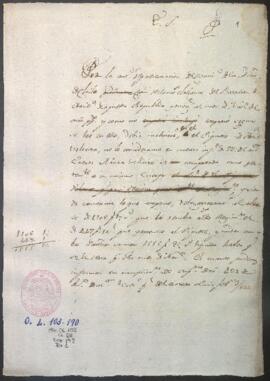 Solicitud de partidas a la división de Chile